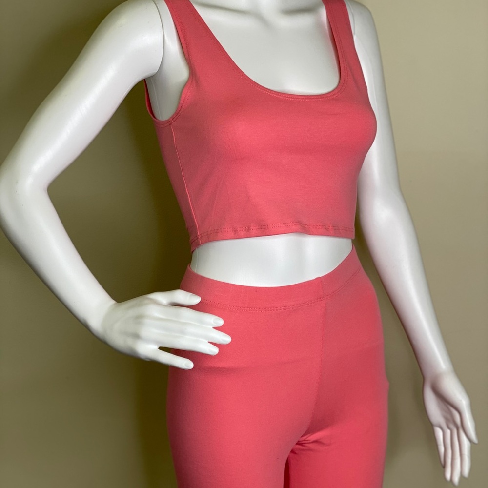 Biker short set (Peach)
